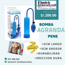 STUNT WORX BOMBA DE SUCCIÓN AGRANDE PENE SEXSHOP PTE PIEDRA